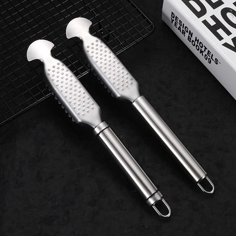 ChefMate – Edelstahl Fischschupper Set | 1+2 GRATIS