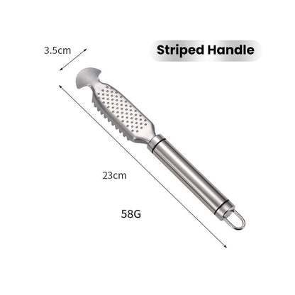 ChefMate – Edelstahl Fischschupper Set | 1+2 GRATIS