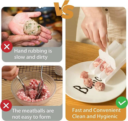 CreativeKitchen – Dreifacher Fleischbällchenformer | 1+1 GRATIS