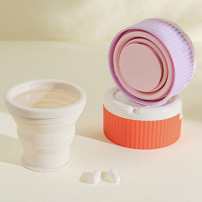 SipnStash™ – Pillenbox - Immer Wasser & Medikamente griffbereit | 1+2 GRATIS