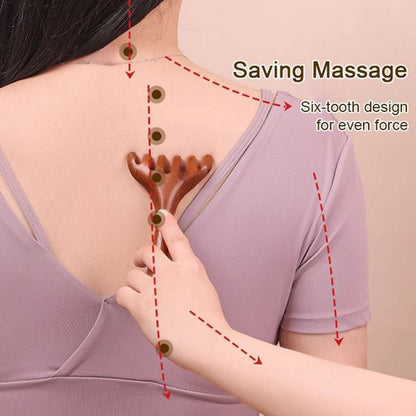 ChiClaw™ Kopfhaut-Massagekamm Mit 6 Zinken | 1+1 GRATIS