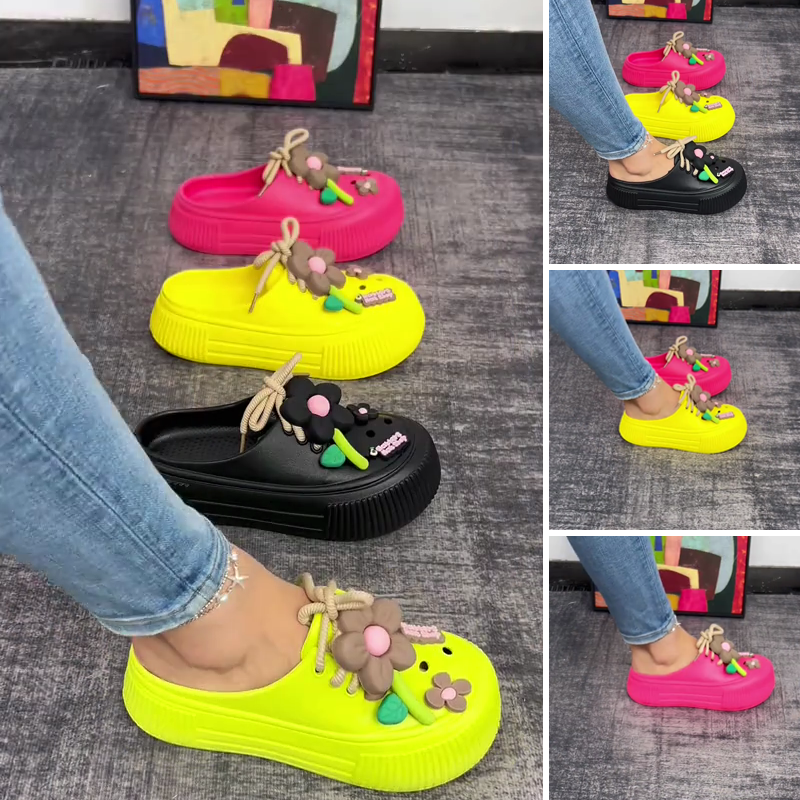 BreezeBloom™ Luftige Pantoffeln mit Blumendekor | 1+1 GRATIS