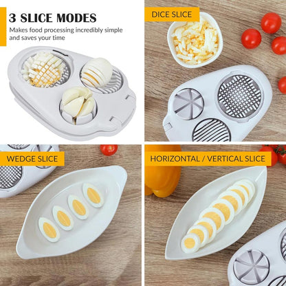 EggMaster™ 3-in-1 Multifunktionaler Eierschneider | 1+1 GRATIS