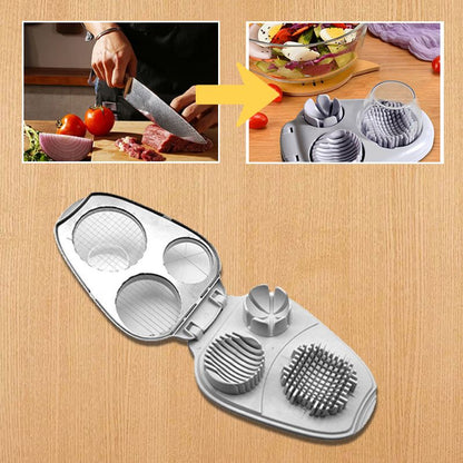 EggMaster™ 3-in-1 Multifunktionaler Eierschneider | 1+1 GRATIS