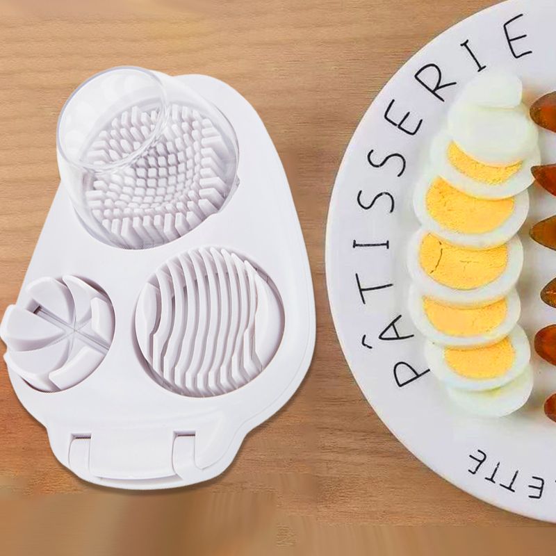 EggMaster™ 3-in-1 Multifunktionaler Eierschneider | 1+1 GRATIS