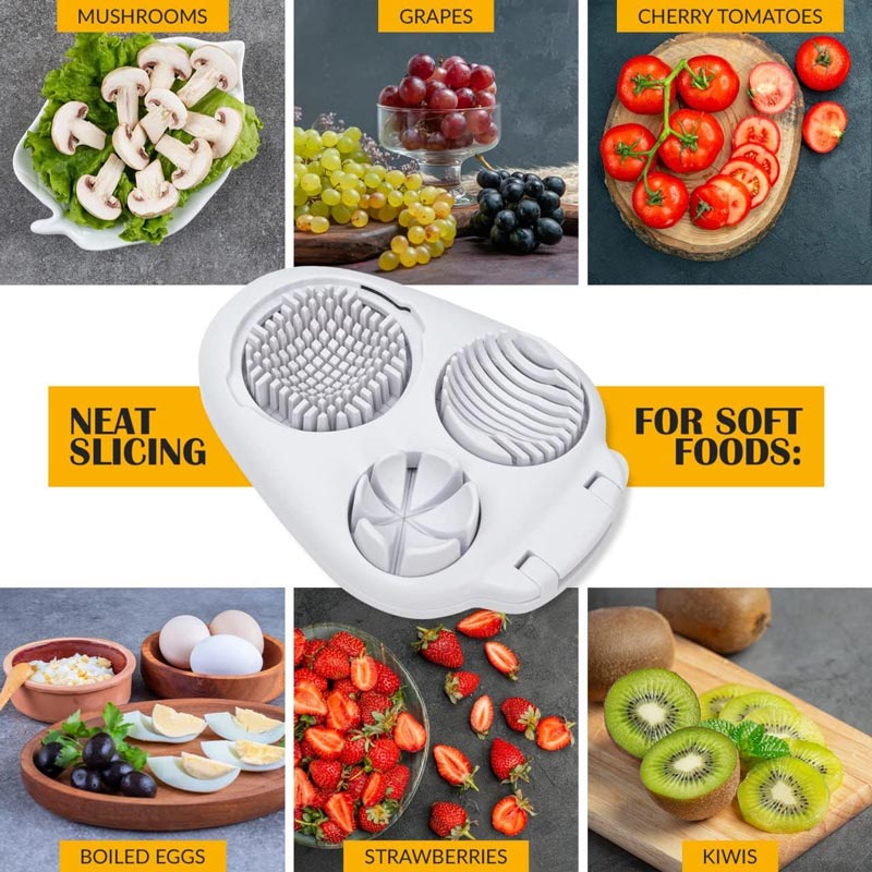 EggMaster™ 3-in-1 Multifunktionaler Eierschneider | 1+1 GRATIS
