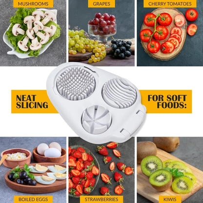 EggMaster™ 3-in-1 Multifunktionaler Eierschneider | 1+1 GRATIS