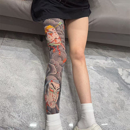 InkyLeg™ – Dehnbarer Bein-Cuff mit Tattoo-Print | 1+1 GRATIS