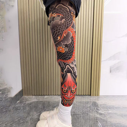 InkyLeg™ – Dehnbarer Bein-Cuff mit Tattoo-Print | 1+1 GRATIS
