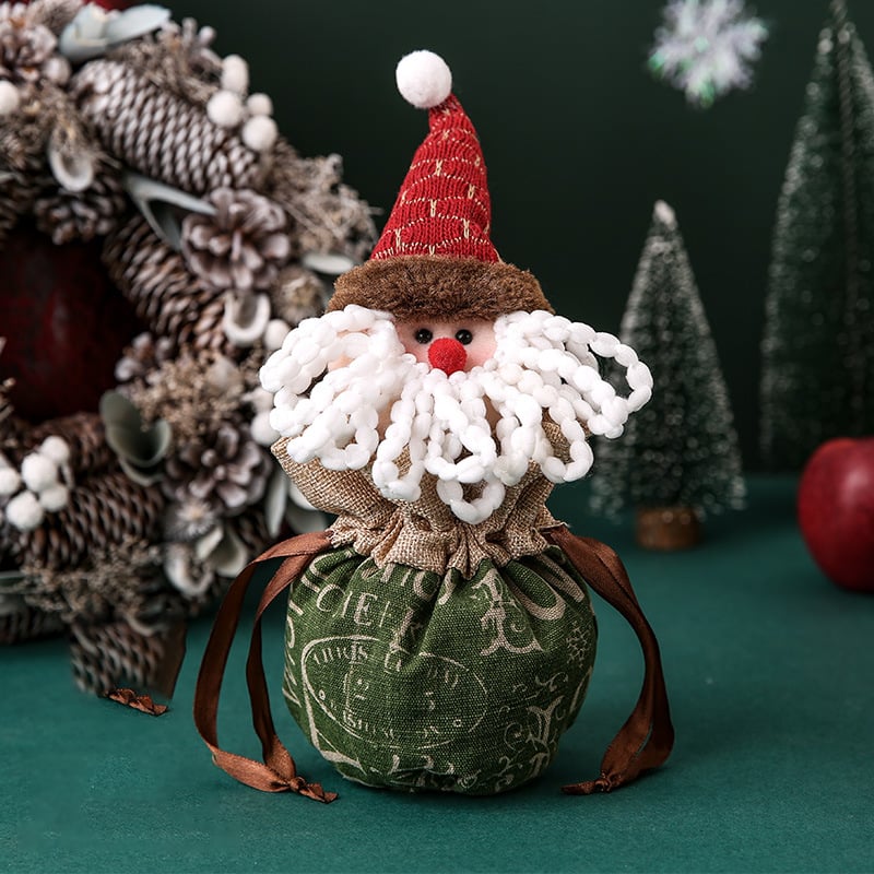 MerryBag – Weihnachtliche Geschenk-Tasche mit Reißverschluss | 1+2 GRATIS
