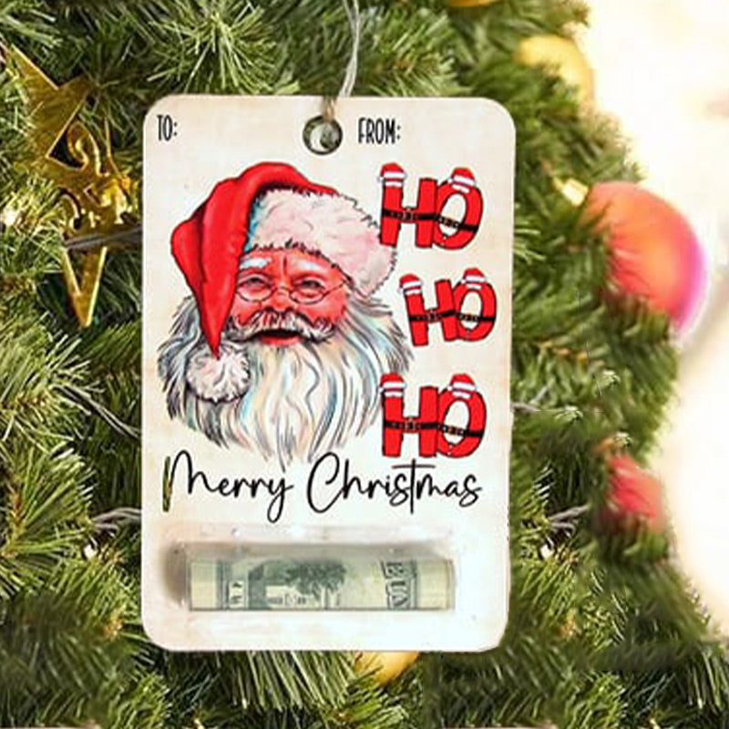FestivaJoy – Weihnachtsbaumanhänger mit Geldhalter | 1+2 GRATIS