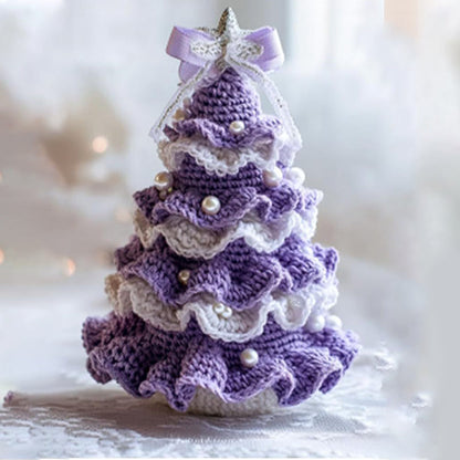OrnaCraft – Gehäkelte Weihnachtsbaumdekoration mit imitierten Perlen | 1+1 GRATIS