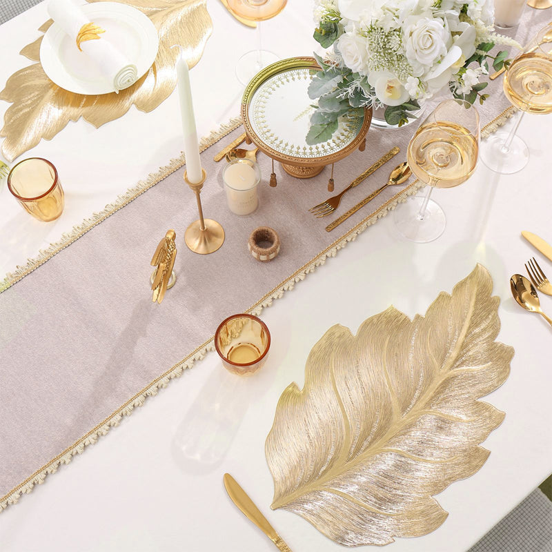 GoldLux – Hitzebeständige 3D Goldfolie-Tischsets | 1+1 GRATIS