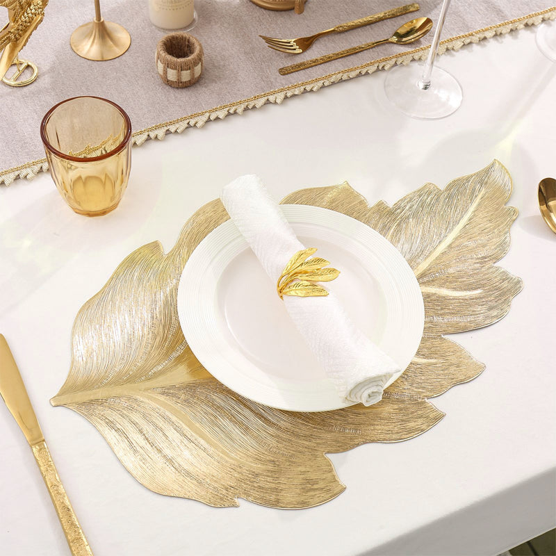 GoldLux – Hitzebeständige 3D Goldfolie-Tischsets | 1+1 GRATIS
