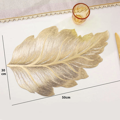 GoldLux – Hitzebeständige 3D Goldfolie-Tischsets | 1+1 GRATIS