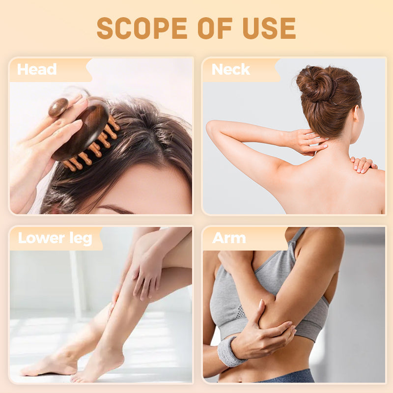 ZenWood – Massagekamm | 1+2 GRATIS