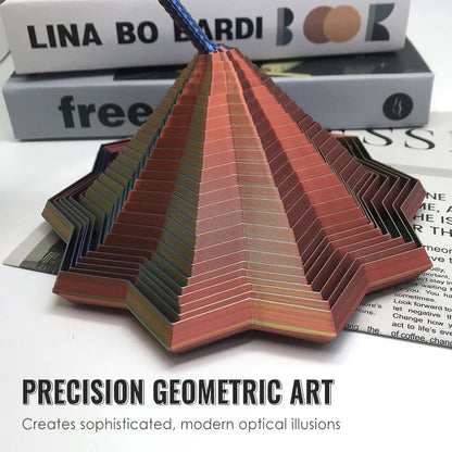 LumiSpire - Geometrischer Helix-Turm | 1+2 GRATIS