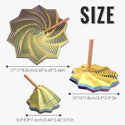 LumiSpire - Geometrischer Helix-Turm | 1+2 GRATIS
