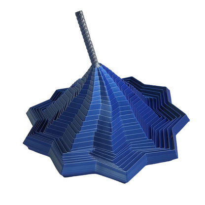LumiSpire - Geometrischer Helix-Turm | 1+2 GRATIS