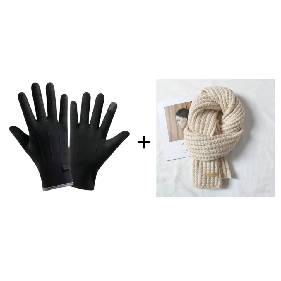 ThermoGrip – Touchscreen-Winterhandschuhe | 1+1 GRATIS