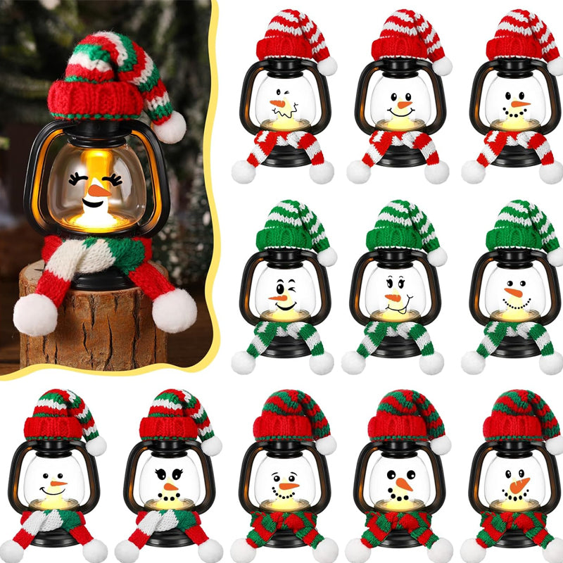 FrostyLights – Mini Schneemann-Laternen | 1+1 GRATIS