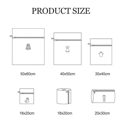 LaundryPro – Multi-Size Mesh Wäschesäcke | 1+1 GRATIS