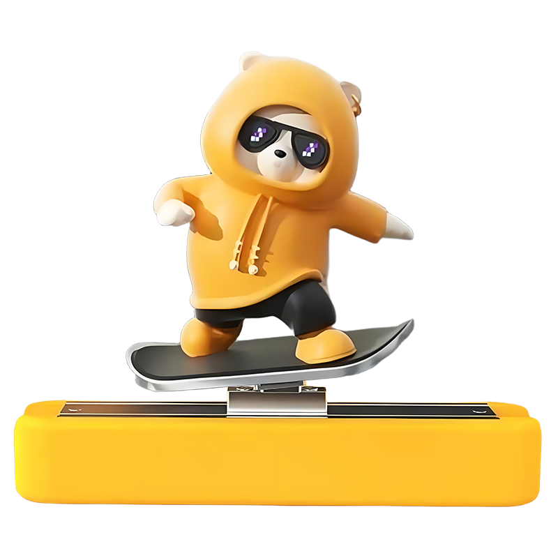SkateBear – Lustiges Skateboard-Bär Autoornament | 1+1 GRATIS