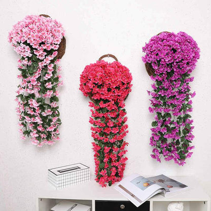 VividWall™ - Künstlicher Hängender Orchideenstrauß | 1+1+ GRATIS